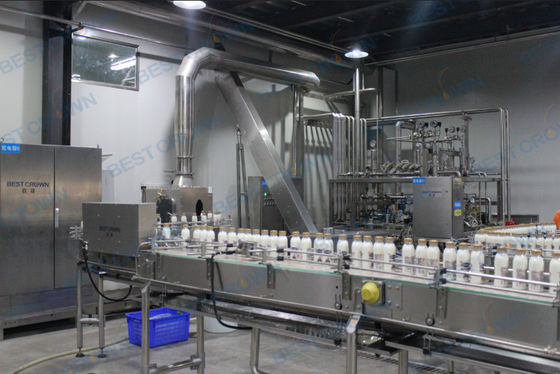 Aseptische Flessen 15000-48000 Bph Automatische Melk het Vullen Machine Zonder contact
